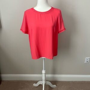 ✨2/$20 | J. Crew Bright Coral Short Sleeve Shirt